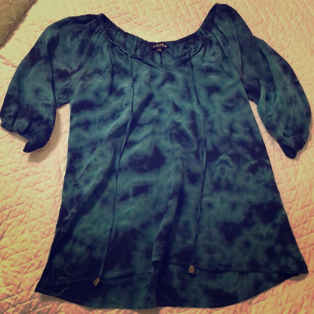 Tie-Dyed Akiko Tunic Top - VERY Gently Used - XS